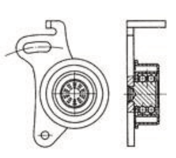 Tensor de motor de automóvil/cojinete loco y unidad